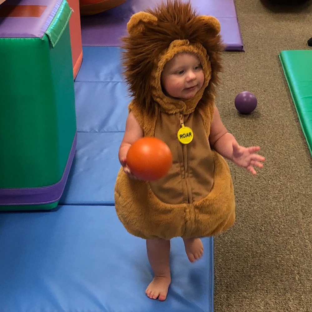 Infant/Toddler Lion Hooded Costume